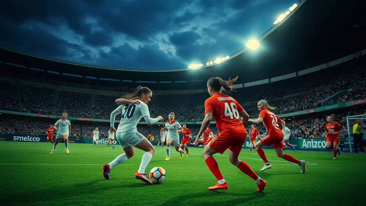Deutschland national football team verliert gegen DFB Frauen Fussball Nationalmannschaft Damen